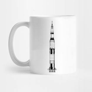 Apollo Saturn V Rocket Mug